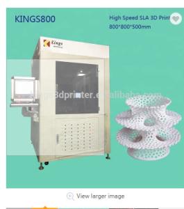 Wholesale Stereolithigraphy Apparatus Industrial Resin 3D Printer 0.01mm Printing Accuracy from china suppliers