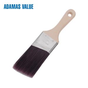 Wholesale Short Wooden Handle Synthetic Paint Brush Neat And Soft Hair Easy To Clean from china suppliers