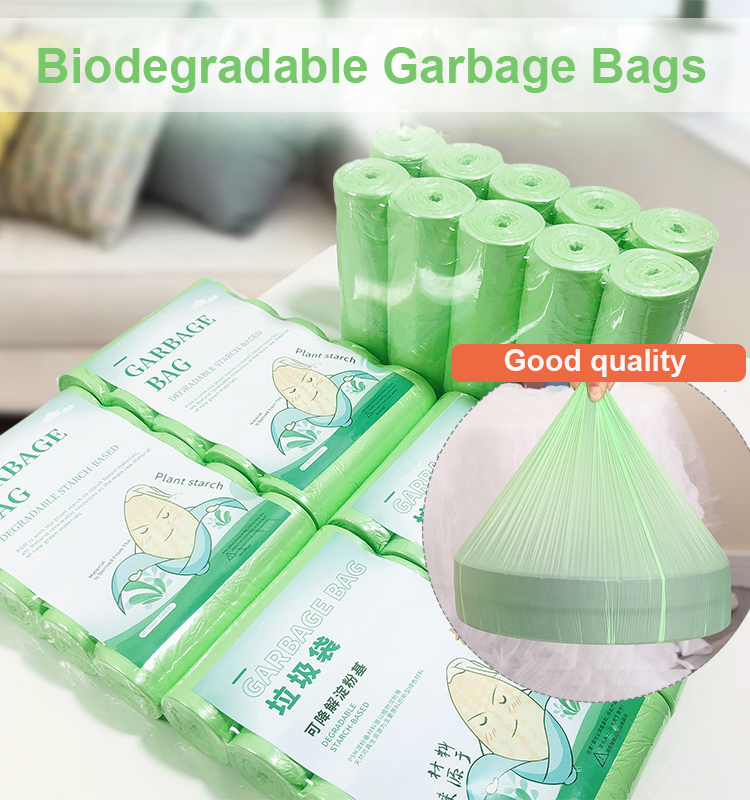Eco Friendly Corn Starch Compostable Ecological Bag For Shopping, Biodegradable Garbage Bag For Kitchen