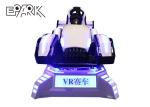 Four Wheel Drive Electric Car 9d Vr Simulator Fiberglass Material White Color