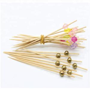 Wholesale Custom Logo Art Natural Craft Fruit Bamboo Stick Skewers from china suppliers