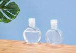 Empty Round Pet 30ml Flip Top Plastic Bottles With Cap Small Size
