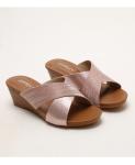 BS125 Slope Heel Roman Sandals Female New Style Bohemian National Wind Open Toe