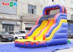 Simple PVC Inflatable Slide Single Dinosaur Dry Slide Inflatable Bounce House