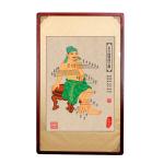 Glass Decoration 65x95cm Acupuncture Wall Chart Office Fourteen Meridians Mirror