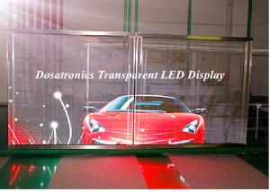 Wholesale P10mm Behind Glass Mounted LED Curtain Display LED Perimeter Boards from china suppliers