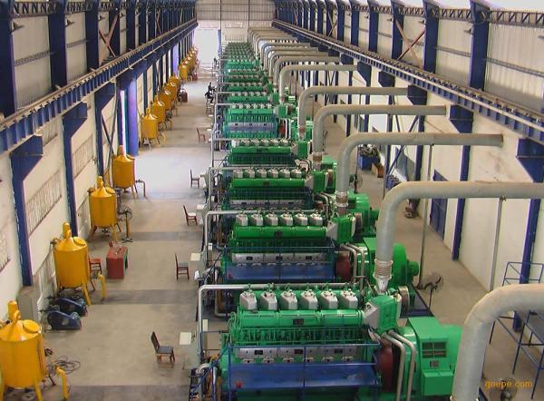 10 X 2000kW LNG gas and Heavy Fuel Oil Power Plant with Generator 500 Rpm 600