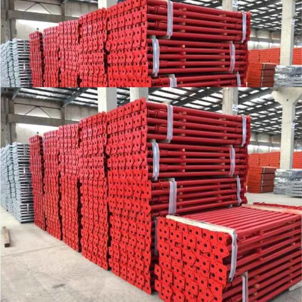 Height-Adjustable Steel Props for Construction with Support Function