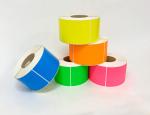 Red Green Blue Yellow Orange Thermal Paper Label Sticker DT Thermal Label