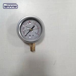 Wholesale Customized Stainless Steel Manometer Bourdon Pressure Gauge Brass Thread from china suppliers