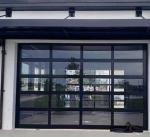 Modern Aluminum Glass Sectional Garage Door Secures With Sleek Sectional Design