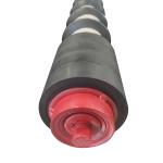 Carbon Steel Heavy Duty Idler Components Conveyor Belt Roller Shaft Material