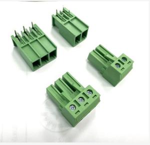 Wholesale Brass Conductor 7.62mm Pitch Pluggable Terminal Blocks 30-10AWG from china suppliers