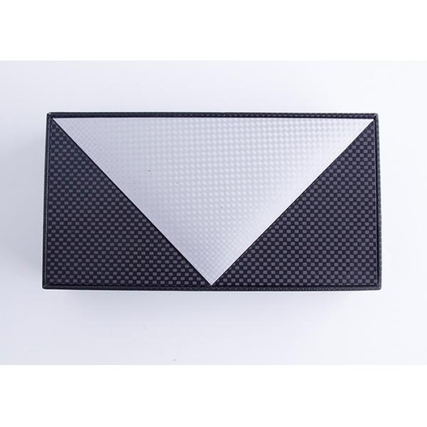 Professional Cardboard Pen Gift Box Grey Suede Lining Material Customized Logo