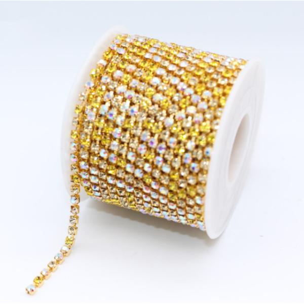 Thousand Choices Offered Eco-Friendly Ab Crystal Roll Home Parties DIY Decorate with Glass Cloth Plastic Materials Supplies