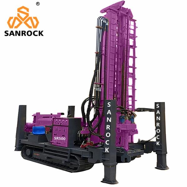 Deep Water Well Drilling Equipment Bore Hole 500m Hydraulic Water Drilling
