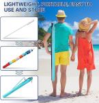 Portable Beach Umbrella With Sand Anchor, Tilt Pole, Carry Bag, Air Vent, Heavy