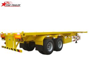 Wholesale 2 Axles 20feet 40feet Skeletal Semi Trailer Driving Safety And Functionality from china suppliers