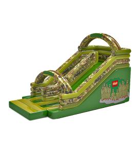 Wholesale Children Fun Park Inflatable Green China Army Slide For Rentals from china suppliers