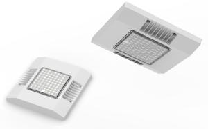Wholesale Filling Station LED Canopy Lights 165lm/w 50w 100w 150w IP66 IK10 Recessed Installation from china suppliers