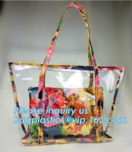 leather felt pu glitter clear pvc canvas travel makeup bag, toiletry bag pvc