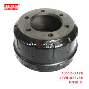 Wholesale 43512-4190 Rear Brake Drum For ISUZU HINO 500 from china suppliers