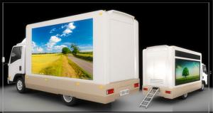 Wholesale Full Color Mobile LED Truck Advertising , Truck Mounted LED Screen With Multi Media Control from china suppliers