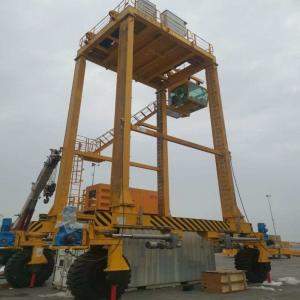 Wholesale 40Ton RTG Rubber Tired Container Straddle Carrier Motorized Gantry from china suppliers