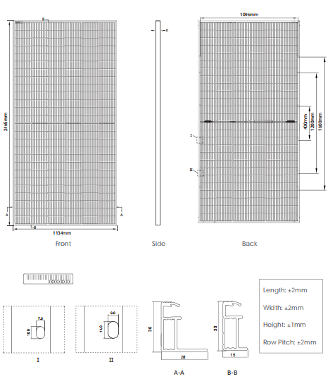 Bifacial Solar Pv Module Panels Jinko Tiger Neo N Type JKM605-625N-78hl4-Bdv With Dual Glass