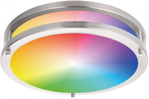 China RGBCW LED Flush Mount Light Single Ring 14 on sale