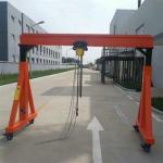 Warehouse Hydraulic Light Portable Gantry Crane 500kg Aluminum Gantry Lifting