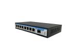 AC 90-260V SFP Fiber Optic Network Switch Eight Port Customized Color