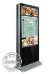 Hd Screen Wireless Digital Signage 65 Inch 4g Double Sided Pcap Foil Touch