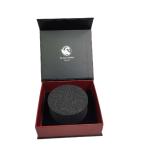 Custom Logo Luxury Black Gift Box with Magnetic Closure Made from Recycled