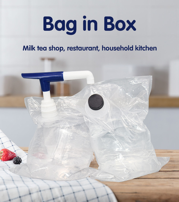 Food Grade 3L Bag In Box 38-400 Sauce Pump Dispenser 15ml 30ml Dosage