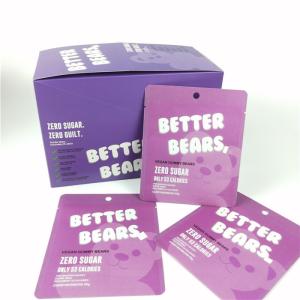 Wholesale 350g Paper Gummy Cbd Cardboard Packaging Box cmyk embossment from china suppliers