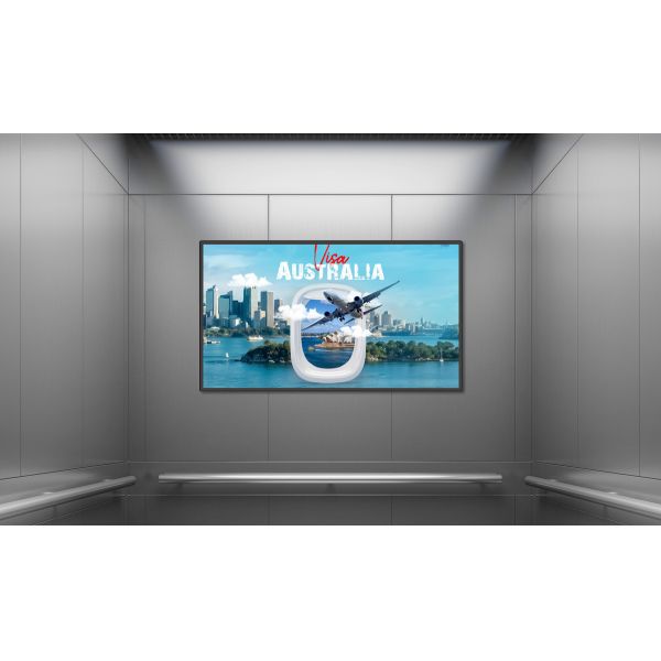 65" Restaurant Digital Signage Advertising Display for Dynamic Menus / Promotions