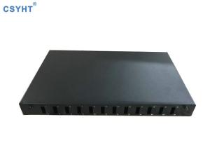 Wholesale 1U 19 FIBER OPTIC DRAWER RACK 24 Ports FTTH Fiber Patch Panel from china suppliers