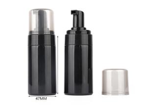 Wholesale 100ml Shiny Black Foam Pump Plastic Cosmetic Bottles from china suppliers