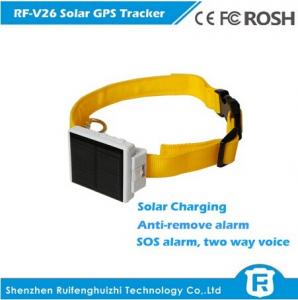 China rf-v26 waterproof mini solar power gps tracker cow with sos button alarm on sale