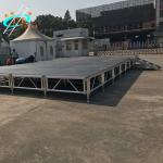 Folding outdoor event concert dance aluminum stage platform,Adjustable Height