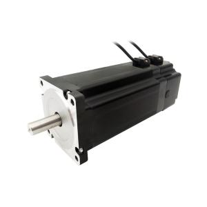 Wholesale NEMA34 size 86mm Stepper motors with permanent magnet brake motor torque 12N.m(1715oz-in) shaft diameter 12.7/14mm 6.0A from china suppliers