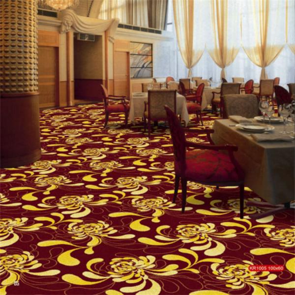 Bright colors soft floral printed wilton carpet