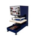 Mini Dual Station Food Plastic Blister Vacuum Forming Machine for 6 Digits Count
