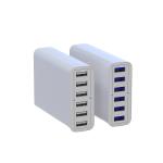 Multiport Tablet Laptop Smartphone 6 Port Type-C QC 3.0 Charger Wall Charger