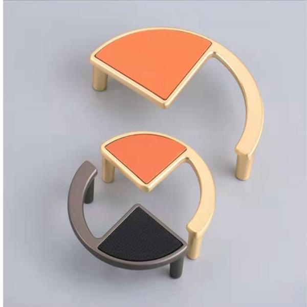 2pcs free shipping Sweden Style Furniture Handle Kitchen CLeather Pulls cupboard brown leather handle