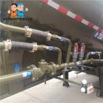 China 3 Axle 45 Cubic Meters Bottom Loading Dry Powder Cement Bulk Tanker