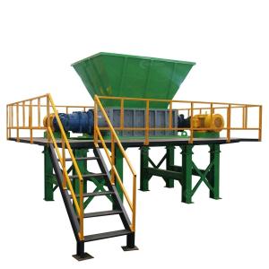 Wholesale 3300KG Weight Double Shaft Shredder For Plastic Recycling Video Inspection Provided from china suppliers