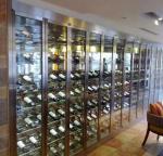 China Wine Shelves Fabrication Custom Stainless Steel Factory Price