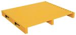 Colorful Injection Warehouse Storage Industrial Steel Metal Skid Pallet Stacking